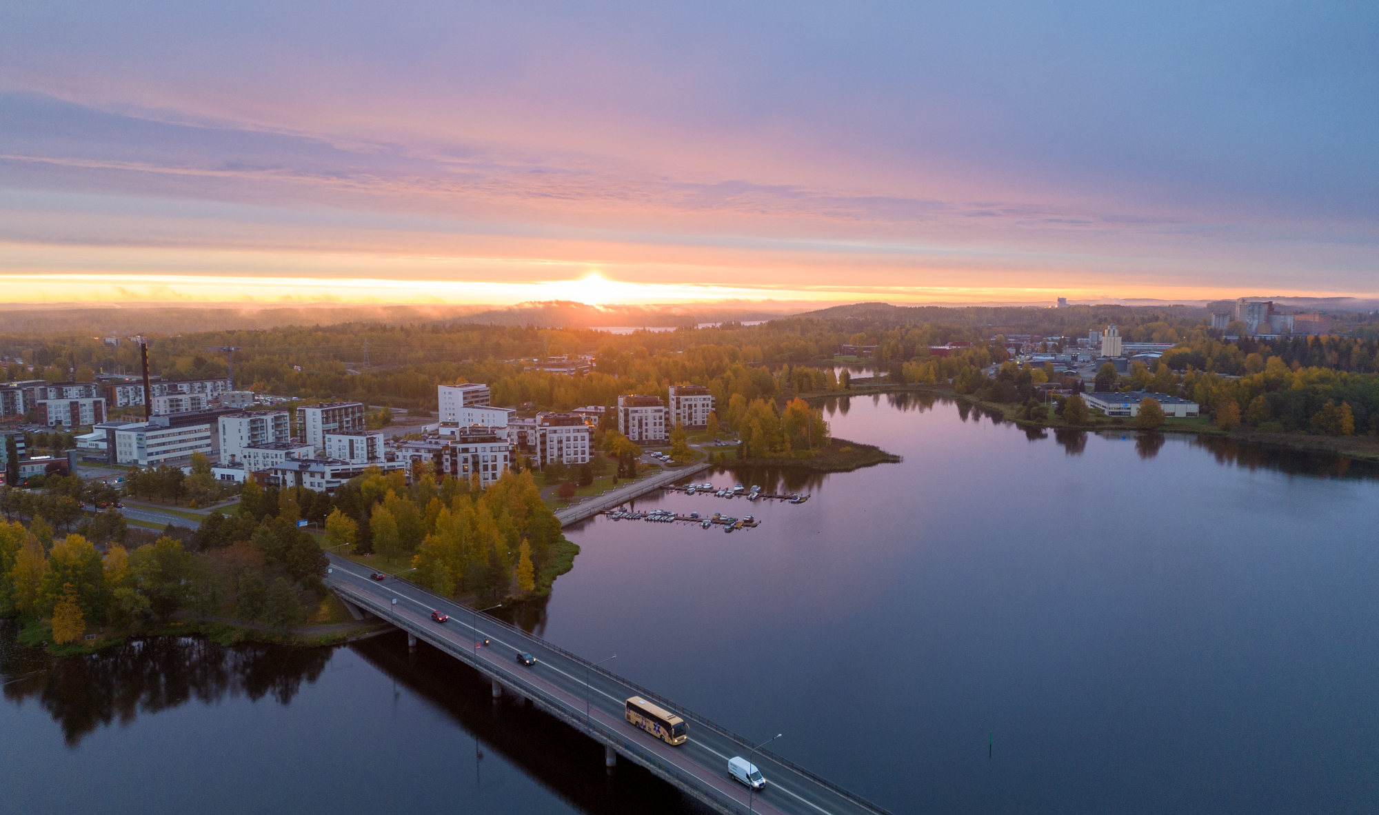 Ilmakuva Keinusaaresta.