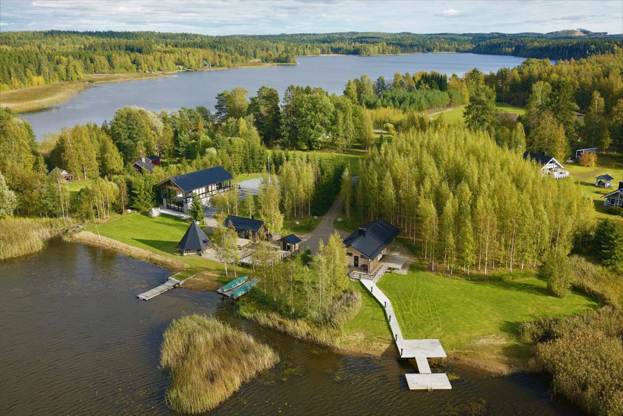 Kiviranta, Paloniittyhuvilat