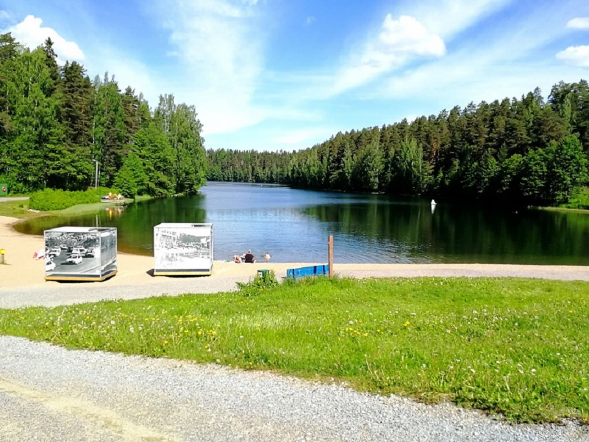 Ahveniston ulkoilualue, Ahvenisto outdoor and nature reserve.