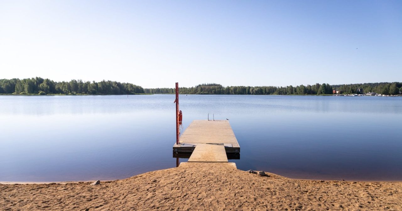 Travel Park pier at the Hämeensaari beach