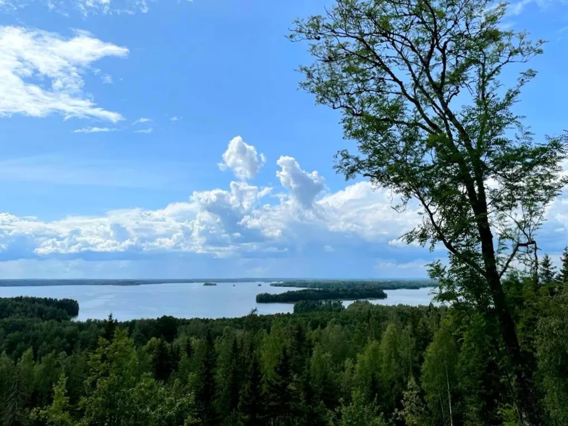 Lake view over lake Vanajavesi