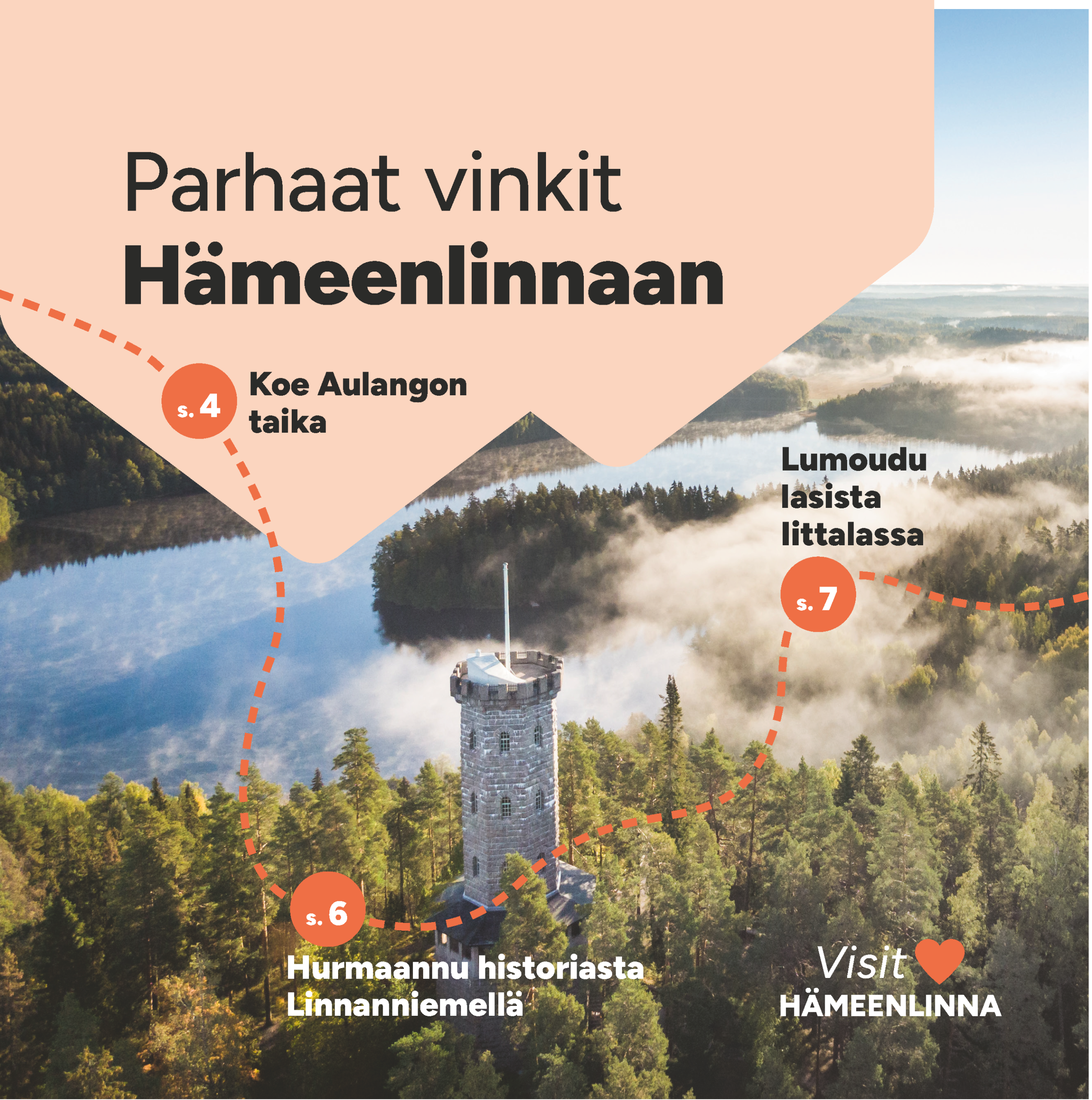 Matkailuesitteen kansikuva